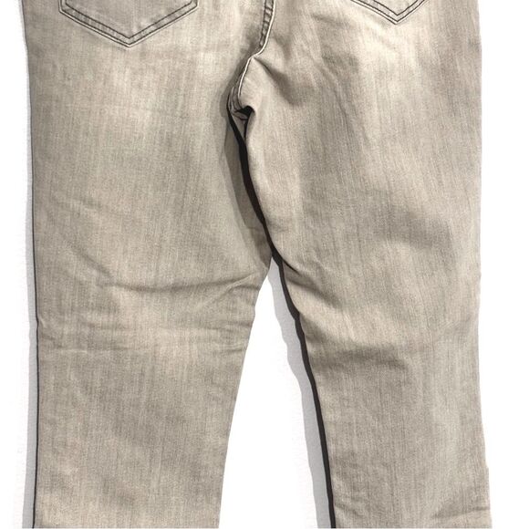 NY & Co | Women’s Grey Low Rise Ankle Skinny Embellished Denim Jeans 10 - Picture 11 of 14